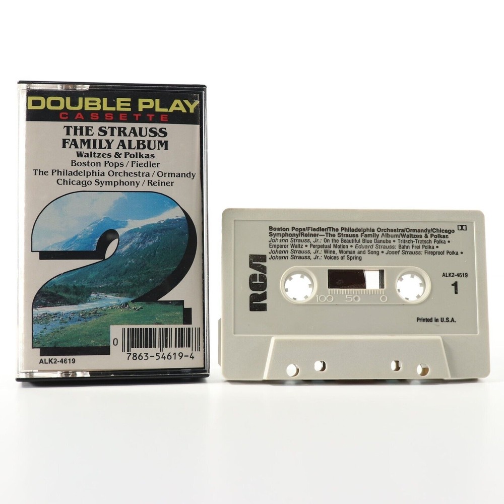 The Strauss Family Album Waltzes & Polkas (Cassette Tape, 1983, RCA) ALK2-4619